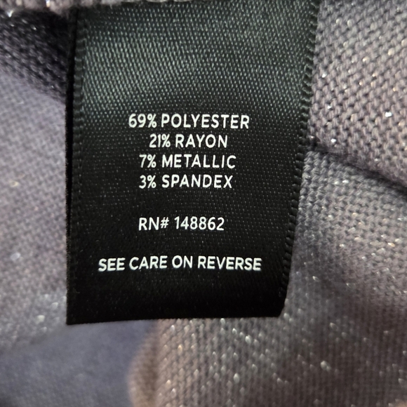 Torrid Shimmering Gray Tunic Top Size 5 - Picture 4 of 5